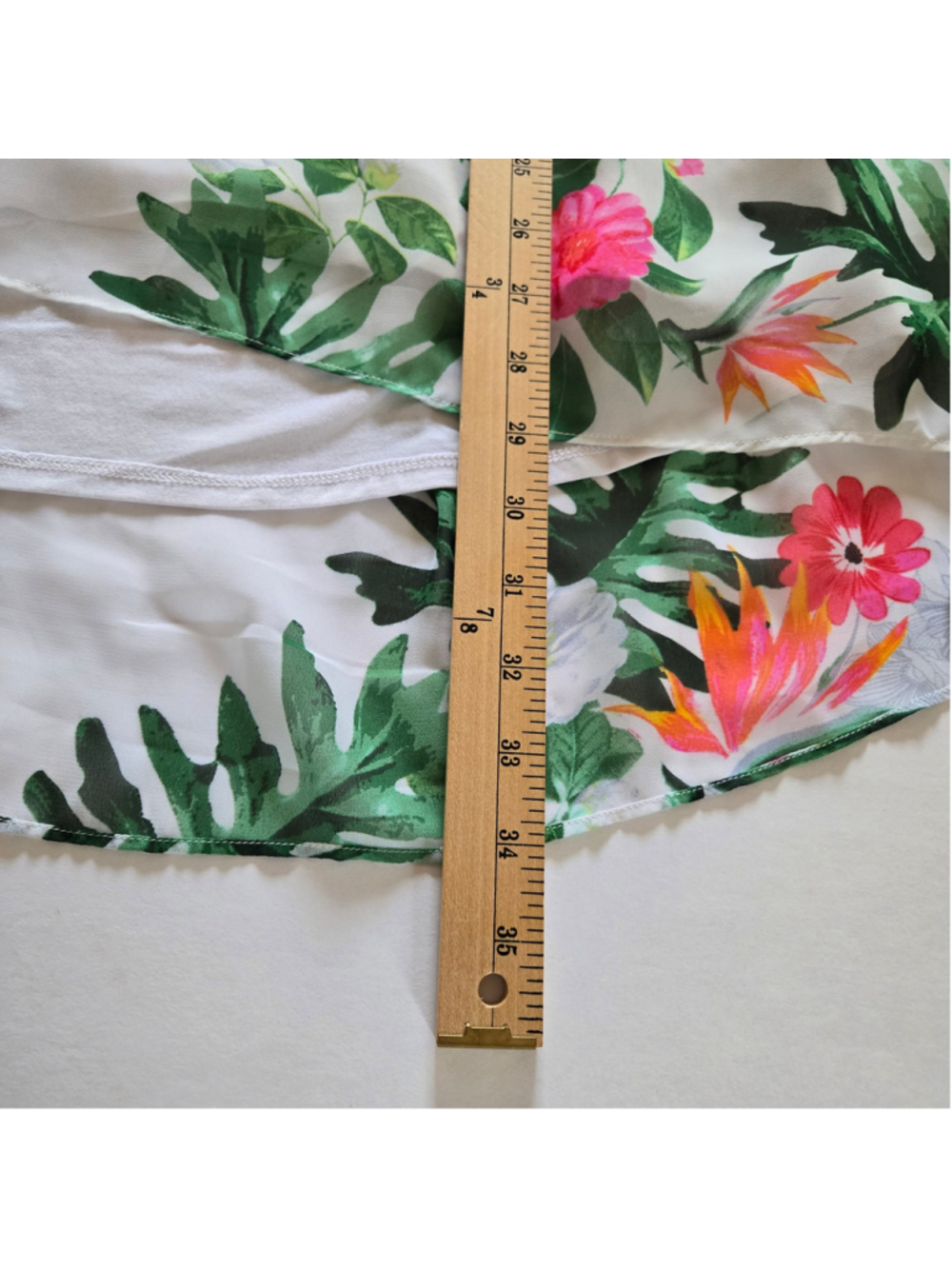 Vince Camuto Women's Floral Sleeveless White Green Pink Tank Top Plus Sz 2X - Picture 7 of 11